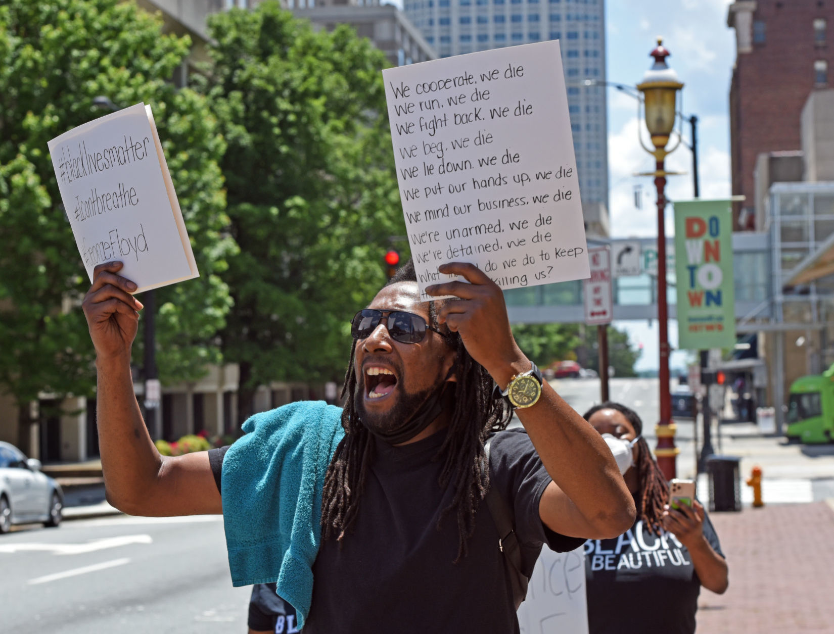 Barbershop protest